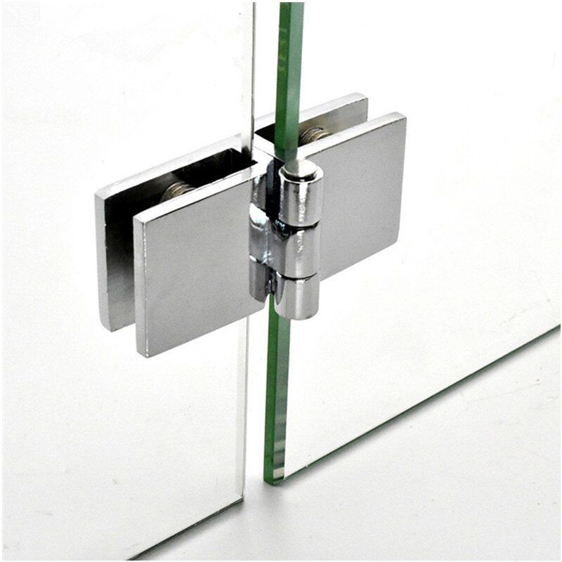 Cabinet Glass Door Hinges Wine Door Hinges Glass Hinges hardware Suitable for glass thickness 5-8mm. 90/180/0 degree