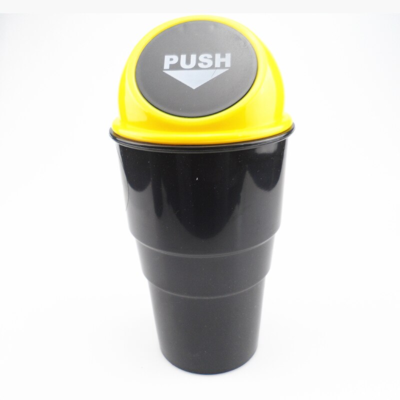 ZYBAISHUN Car Trash Bin For Volvo S40 S60 S80 XC60 XC90 V40 V60 C30 XC70 V70: Yellow