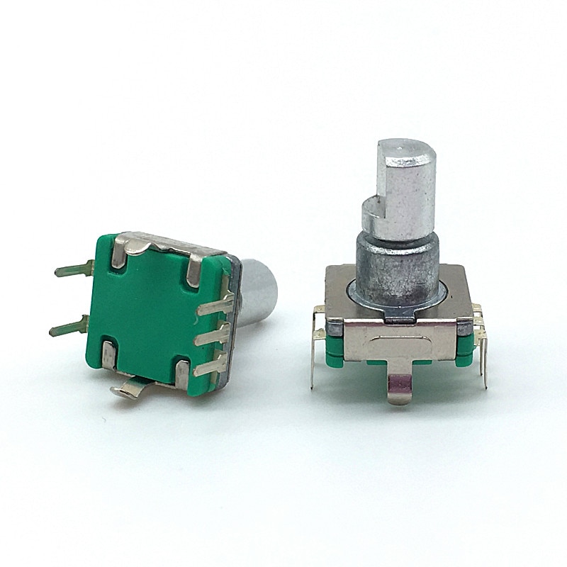 5 teile/los EC11 rotierend Encoder Code Schalter 30 Position Mit Schalter 5Stift Griff Länge 12,5mm Halb Welle Typ
