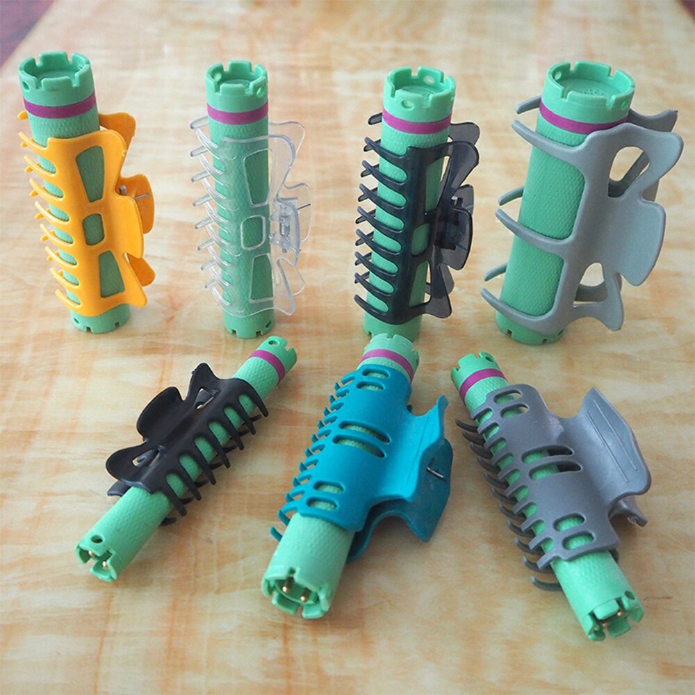 20pcs High Temperature Resistant Perm Clip Salon Rollers Flexi Rods Fluffy Clamp Hair Claws ABS Plastic Crab