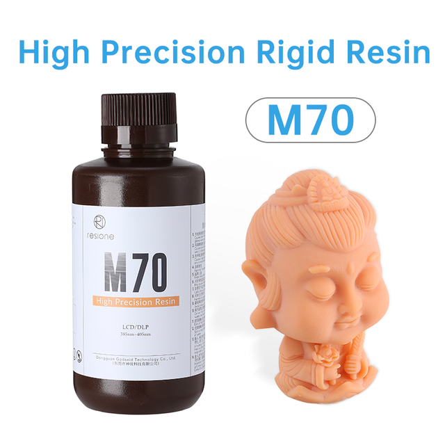 Resione 500g abs kuten kova, joustava hammaslääketieteen läpinäkyvä uv-hartsi 3d elegoo anycubic resiinille 3d fotonihartsi: M70 500g