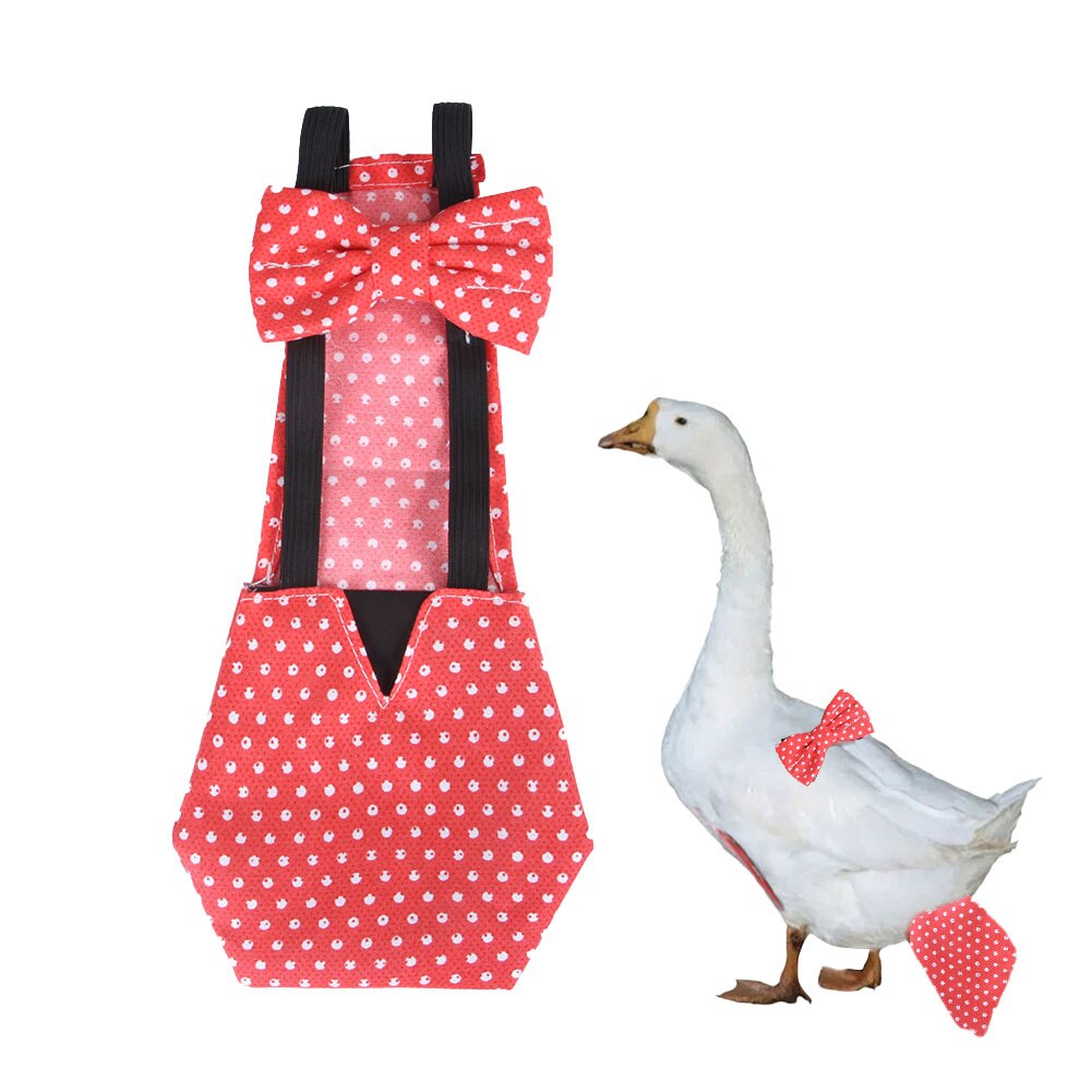 Poultry Diaper Washable Nappy Cloth Farm Pet Duck Chicken Adjustable Elastic Band Cloth Diaper For Duck Hen Chicken