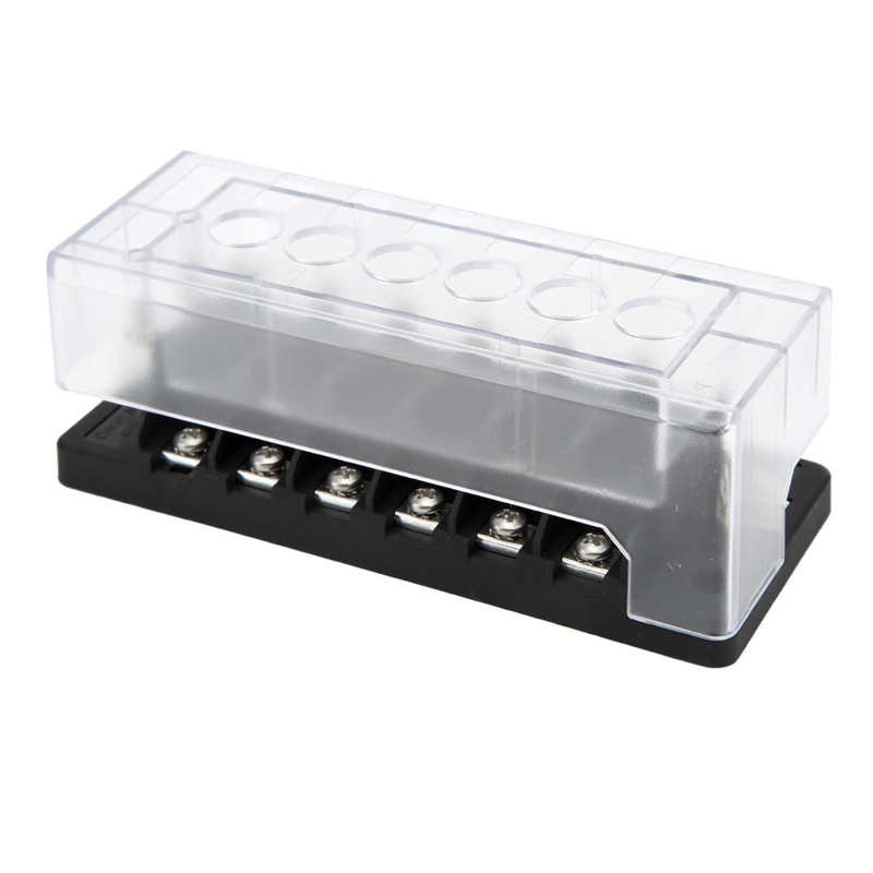 Boat Circuit Breaker Overload Protection Insulated 6 Position Circuit Breaker for Audio GPS LED Lights