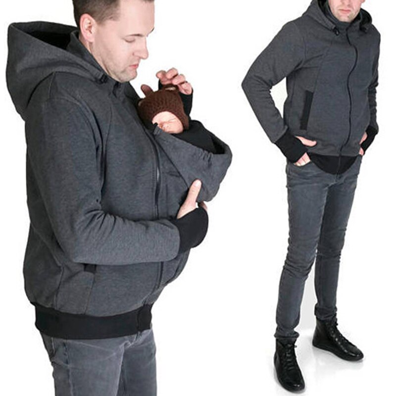 Sudadera con capucha para portabebés, padre y bebé chaqueta para, ropa de canguro multifuncional, Otoño e Invierno
