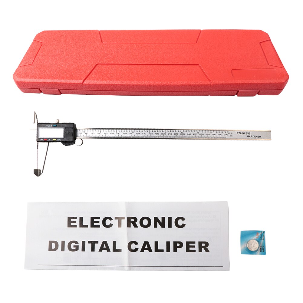 Calibrador Vernier Digital electrónico, Calibre Vernier de 0-300mm, 0,01 MM, 12 pulgadas, de acero inoxidable endurecido, micrómetro con caja