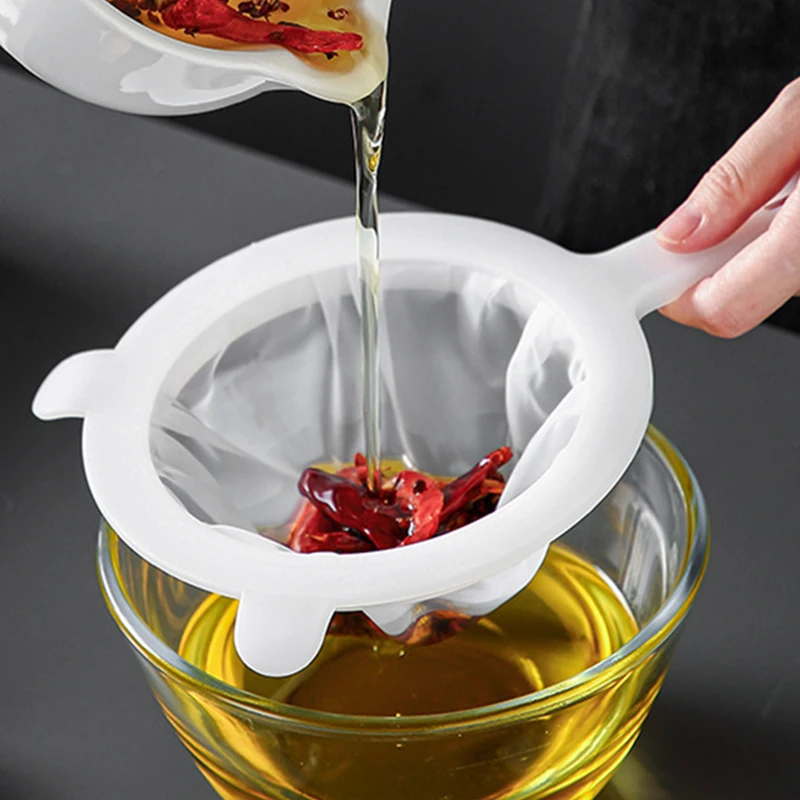 Embudo de cocina de acero inoxidable 304, embudo de aceite líquido con colador, filtro de aceite de alimentos de Metal pequeño para botellas, utensilios de cocina