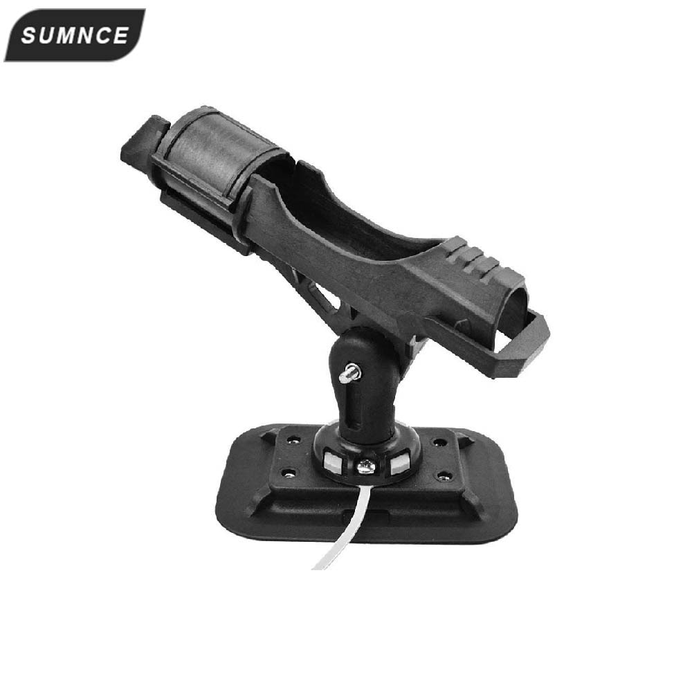 Support de canne à pêche pour bateau pneumatique et canoë kayak,accessoire en PVC, outil, également pour radeau et stand up paddle, rotatif, fixation, angle de montage, crochet,