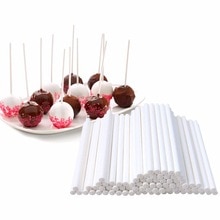 10 stücke 8/10/15 cm Lutscher Kuchen Papier Stock Kuchen knallt Weiß Feste Papier Stock Backen DIY zucker Handwerk Fondant bilden Süßigkeit bilden