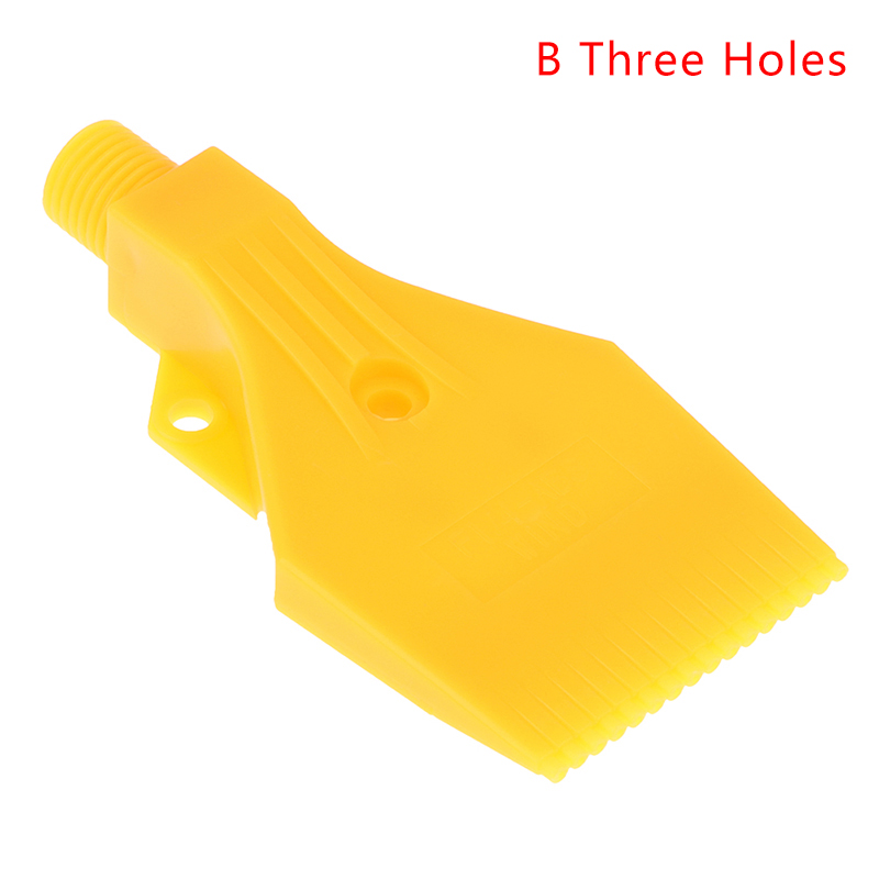 Nozzle ABS Air Knife Nozzle Air Compressed Drying Nozzle Air Blower Wind Jet Nozzle: Yellow