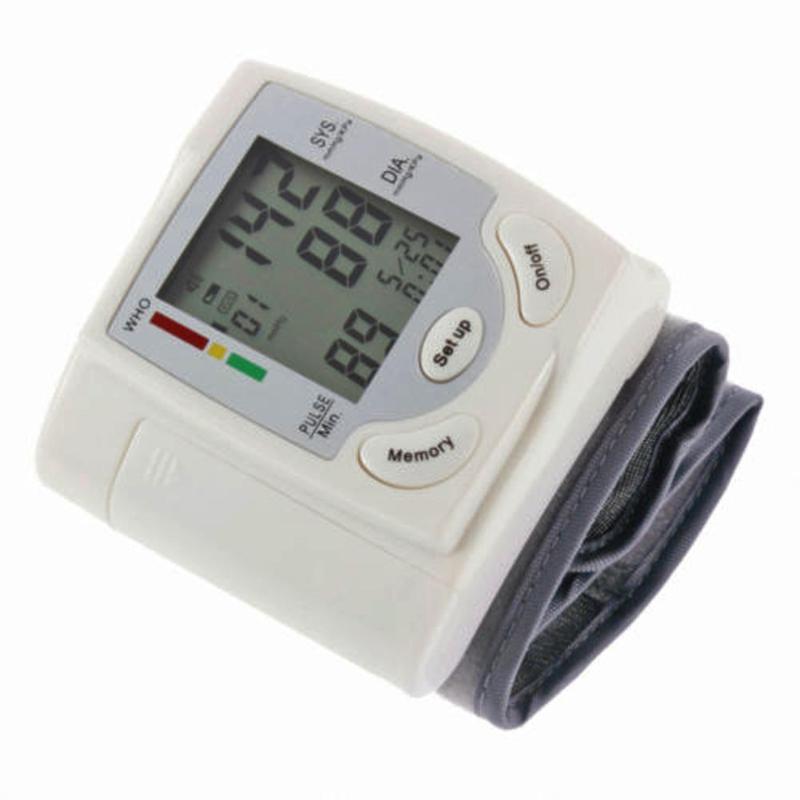 Tensiómetro Digital automático LCD manguito esfigmomanómetro muñeca electrónica Monitor de presión equipo médico