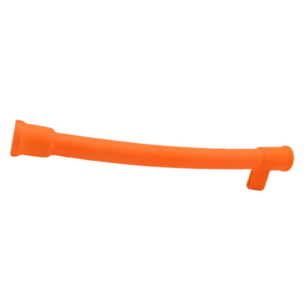 Orange Oil dipstick casing 24cm Plastic Tube Useful Parts Engine Dipstick