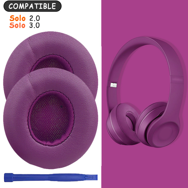 KUTOU Oorkussen Voor Beats Solo 2 Solo 2 Oorkussen Solo 3 Solo 3 Hoofdtelefoon Oorkussens Oorschelpen Vervangende Onderdelen Headset Foam Pad