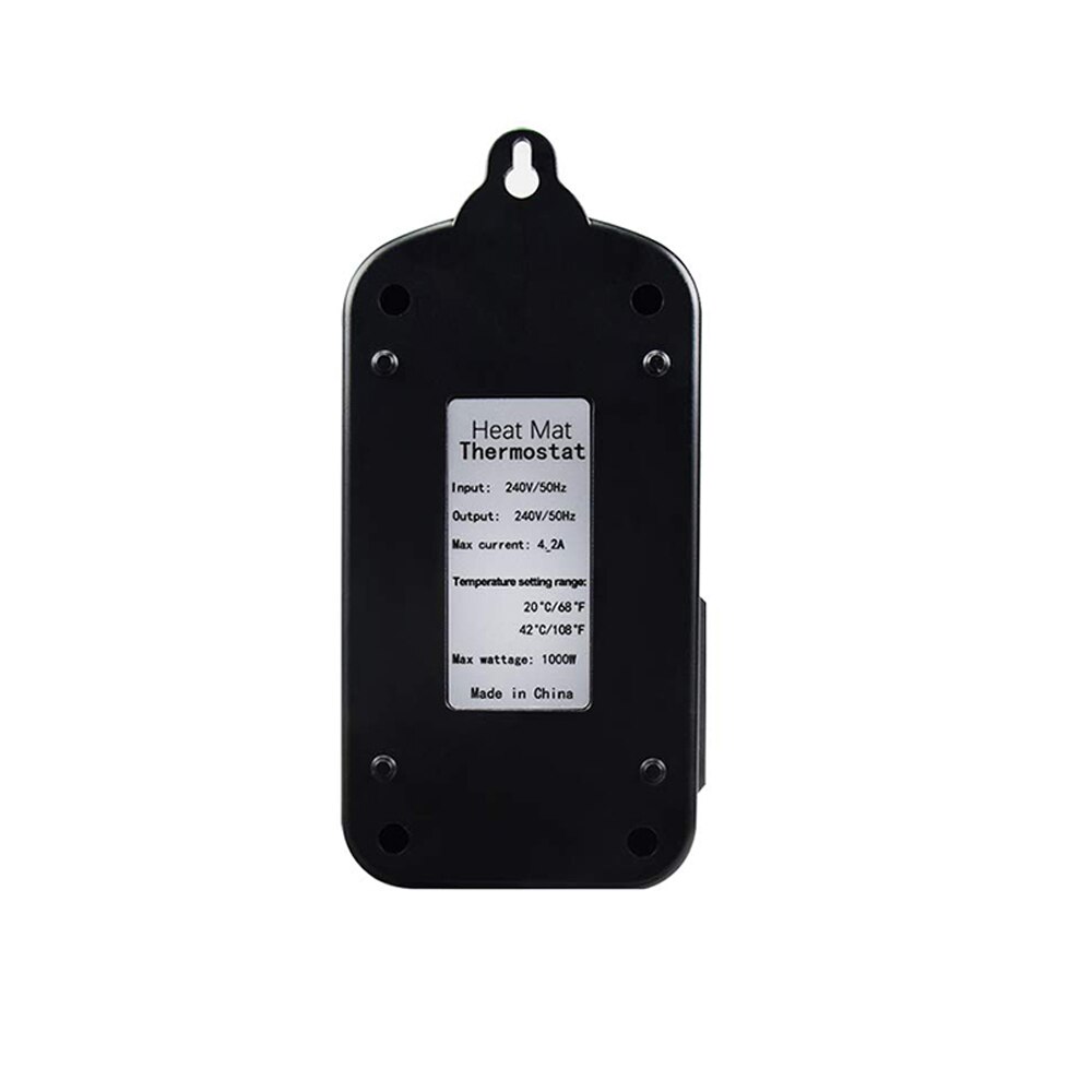 Heater temperature and humidity control regulator 220 V 1000W instrument digital sensor heating pad crawler controller