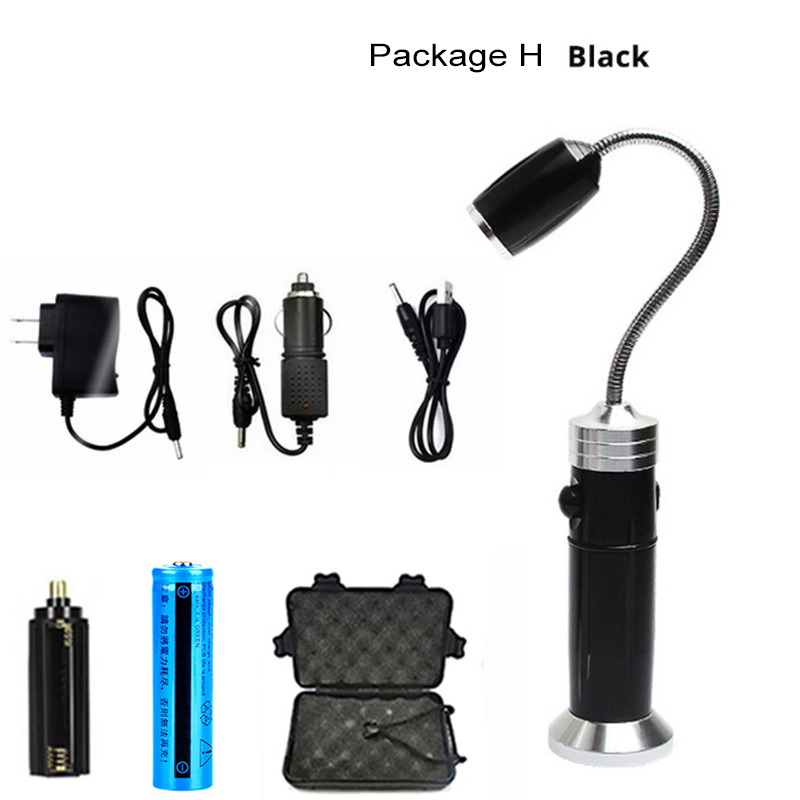 D2 Tragbare 360 Grad Magnetische LED Grill Licht Lampe Einstellbar für BBQ Grill Grillen Lichter draussen Grill Beleuchtung Werkzeuge: Paket H