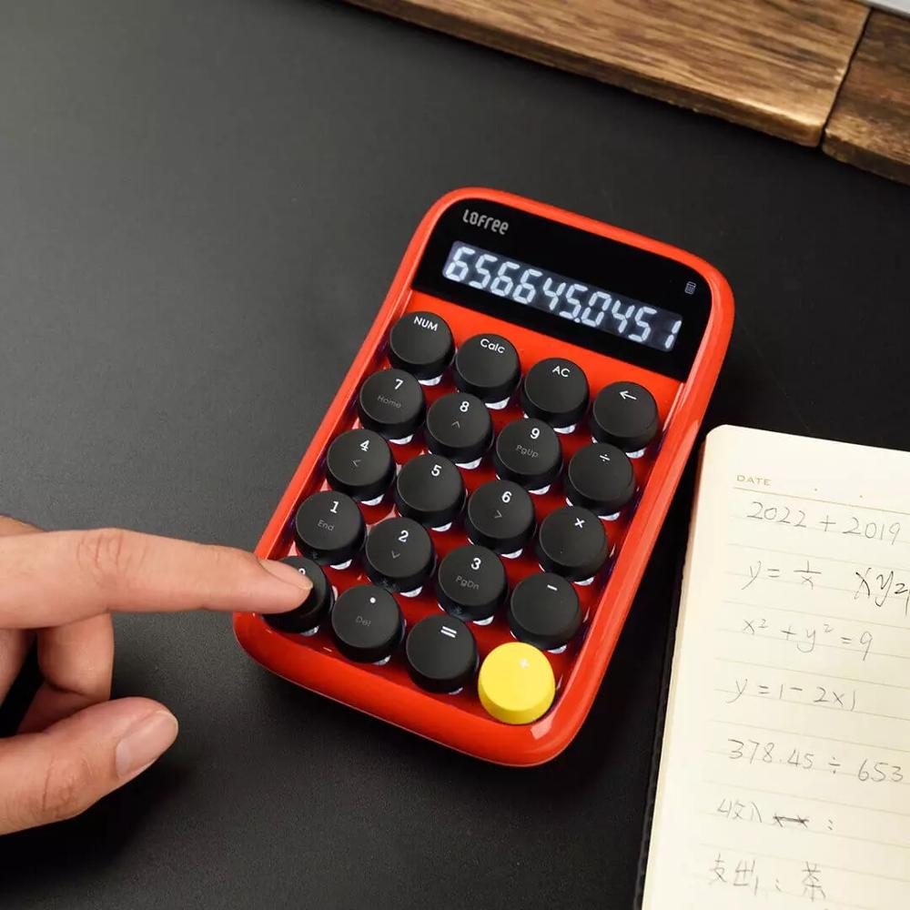 Xiaomi Lofree Bluetooth Numeric Keypad Multi-System Compatible Backlit Keyboard Micro USB 800mAh Capacity Smart Calculator