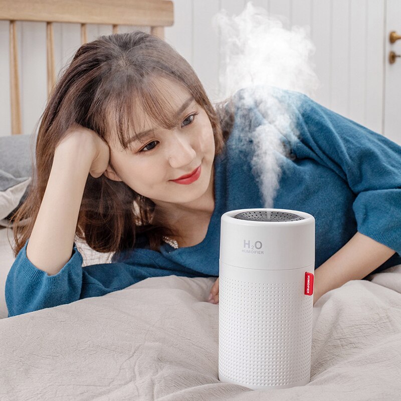 750ML Wireless Air Humidifier Diffuser Protable USB Rechargeable Mini Electric Cool Mist Humidifier With LED Night Light