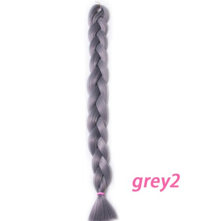 VERVES Vlechten Haar een stuk 82 inch Synthetische Warmte Fiber braid 165 g/stuk pure kleur gehaakte Jumbo Vlecht Hair Extensions