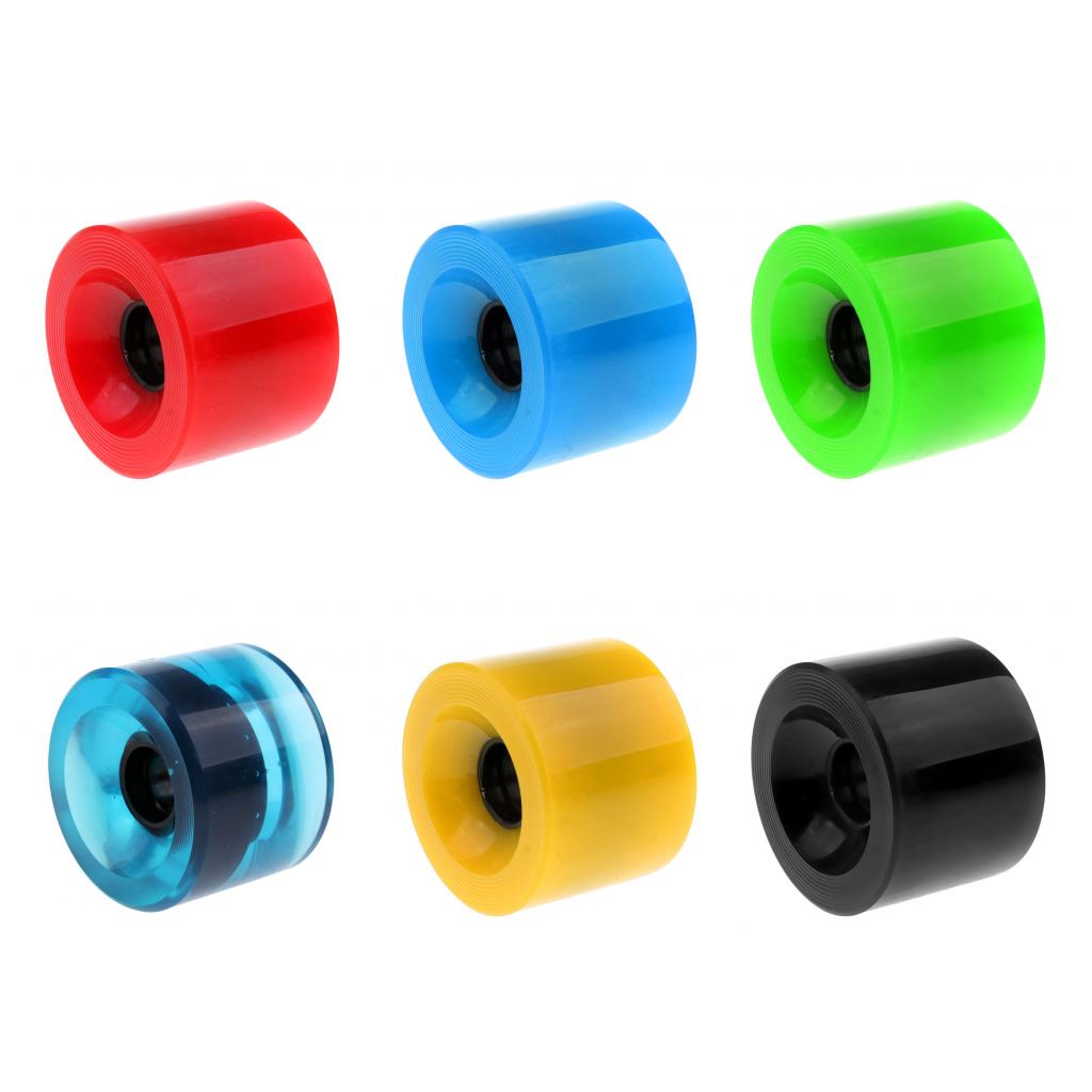 Replacement 70 x 51mm Durable Pro Blank Skateboard PU Wheels Longboard Mini Cruiser Wheel Parts