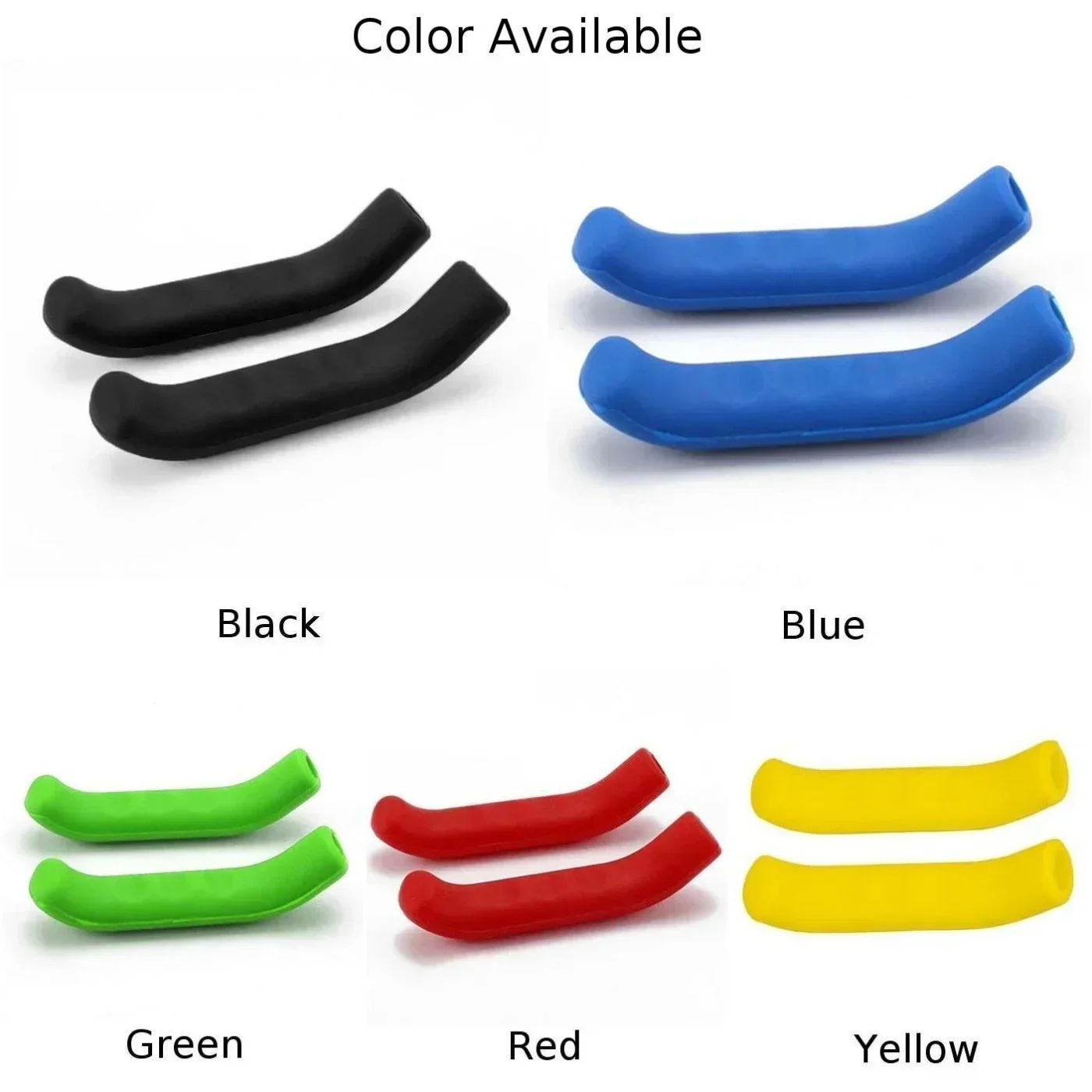 Protectores de manillar antideslizantes para bicicletas, cubiertas de palanca de freno de silicona, protectores de palanca de freno de bicicleta de montaña, cubiertas protectoras