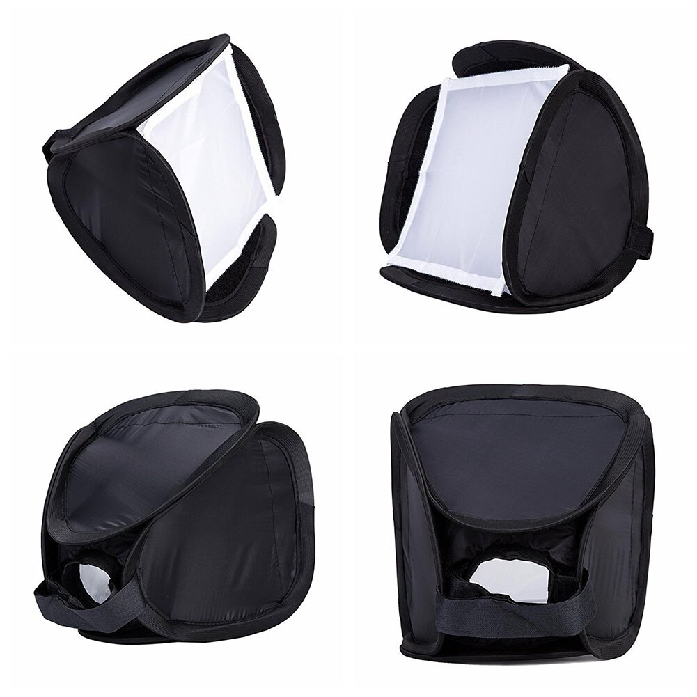 Lightweight Portable Softbox Accessories Studio E23 Mini Small Universal Diffuser SLR Camera Silver Reflector Flash