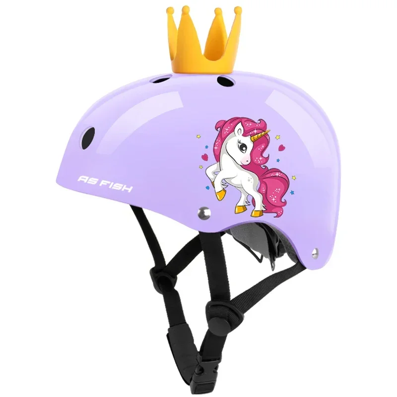 Kids Skateboard Bicycle Helmet Aults Adjustable Motorcycle Helmet with Crown Scooter Balance Bike Riding Protective Gear: S / Dark Khaki