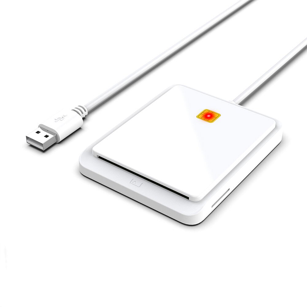 Bærbar usb 2.0 smart kortlæser dnie atm cac ic id ... – Grandado