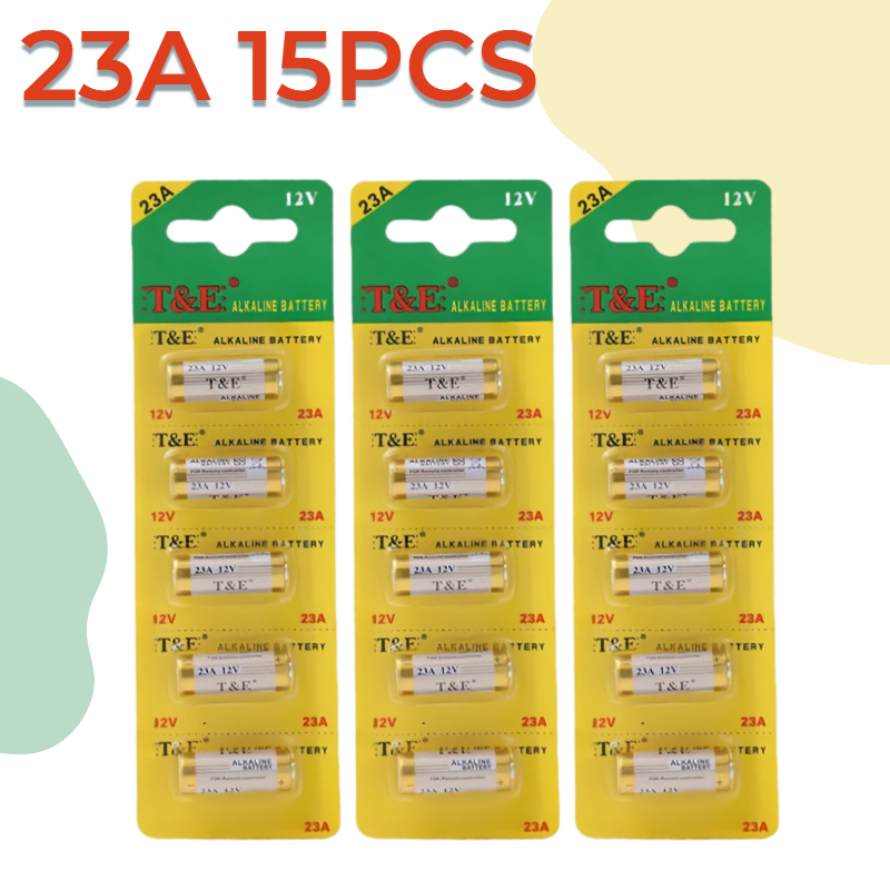 23a 12v paristoa 58 mah alkaliparistoa kaukosäätimeen, leluihin. mallit : a23 e23a l1028 gp23a v23ga k23a 21/23 rv08 lrv 08: 6 kpl