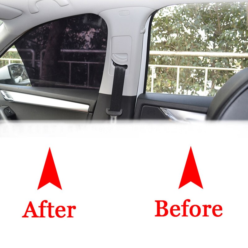 DIY Car Styling Black PVC Car Side Window Sunshades Electrostatic Sticker Sunscreen Film Stickers Cover Automobiles Accessories