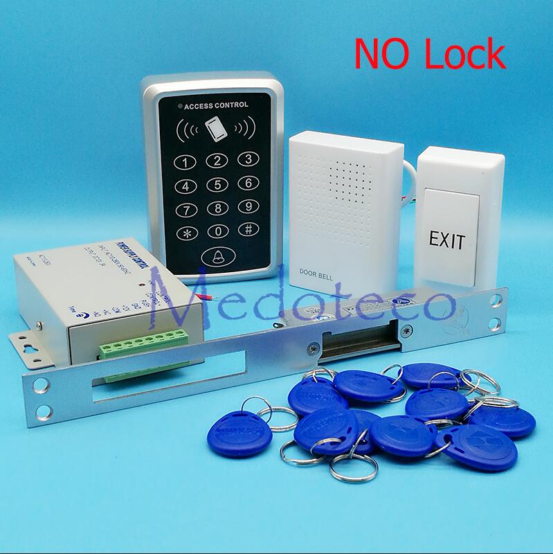 Libo RFID Access Control System, 125 kHz with Electronic DC12V Lock Lock, K80 3A Power Supply, 10 Pieces ID Cards Libo RFID Access Control System, 125 kHz with Electronic DC12V Lock Lock, K80 3A Power Supply, 10 Pieces ID Cards