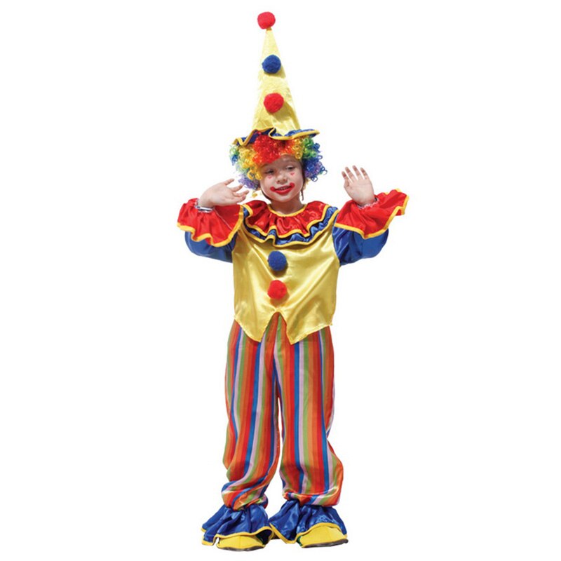 Disfraces de payaso de circo para niños, Halloween, Año , disfraz de fantasía, juegos de rol