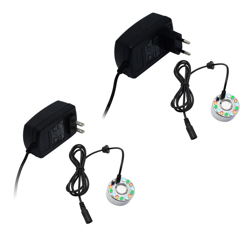 Mini Mist Maker With 12LED Color Humidifier For Home Fountain /Water Feature / Pond