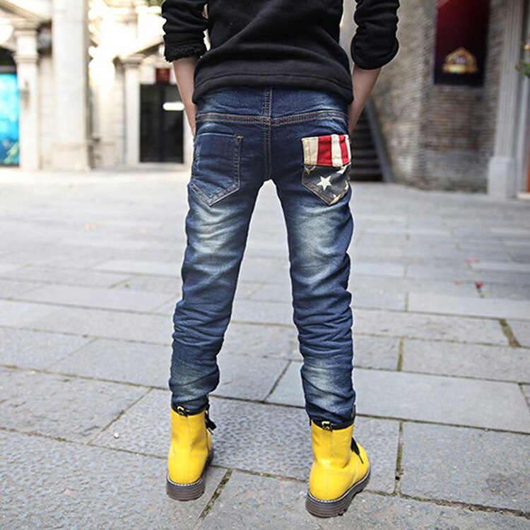 2020 primavera nova moda retalhos meninos jeans de alta qualidade bom material crianças jean idade 3 4 5 6 7 8 9 10 11 12 13 14 anos idade