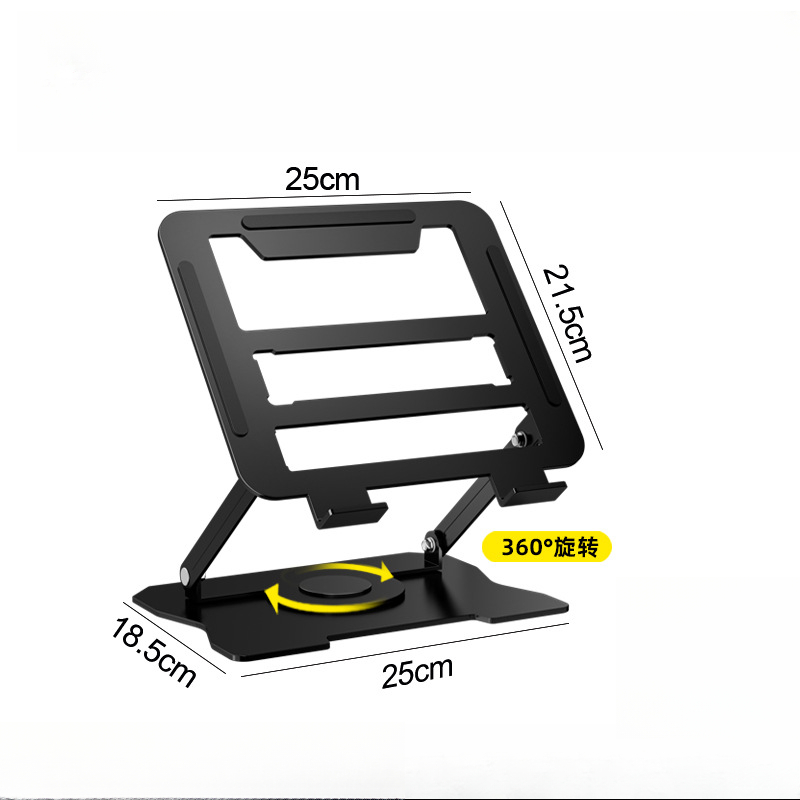 Universele Laptop Tablet Standhouder Verstelbare Anti Slip Stabiele Beugel Draagbare Laptop Riser Metalen Notebook Stand Macbook: Blauw