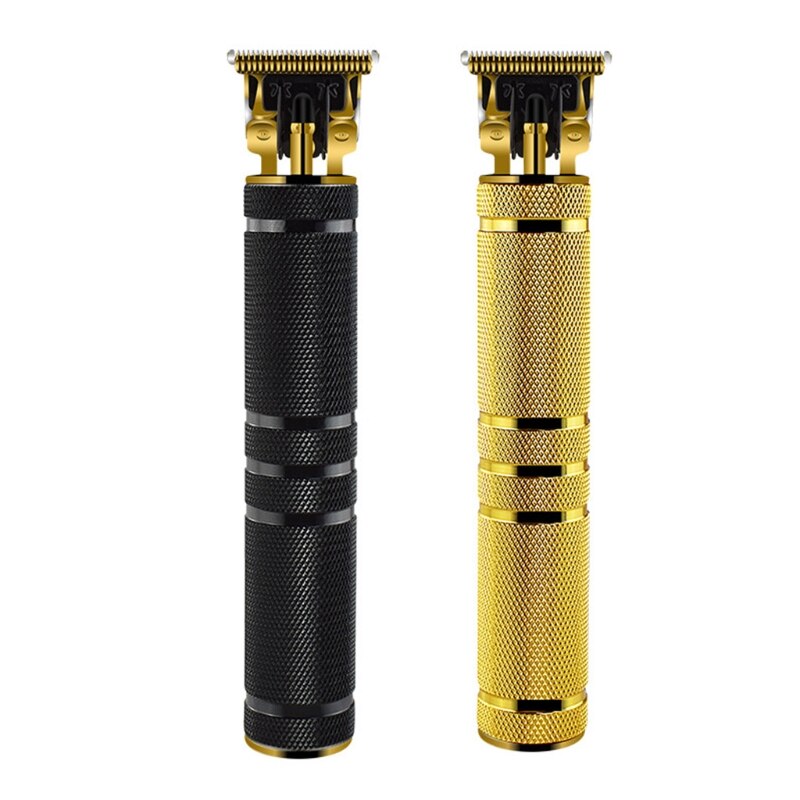 Tondeuse à cheveux professionnelle sans fil 0mm tondeuse à baldaquin t-blade pour hommes zéro gappé détail barbe rasoir Barbershop