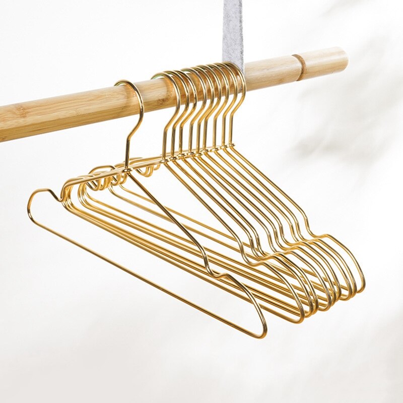 SHIMOYAMA Clothes Hangers, 5 Piece Metal Short Neck