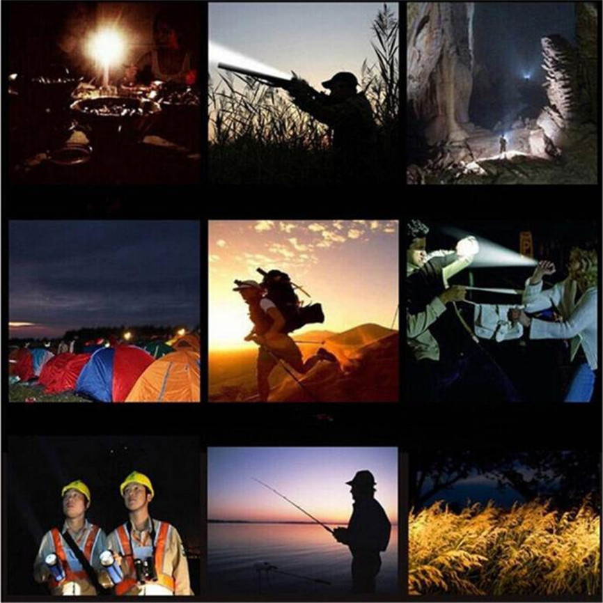Skywolfeye Tragbare 3000 Lumen 3 Modi CREE XML XPE LED 18650 Taschenlampe Outdoor Taschenlampe Lampe Leistungsstarke 0206