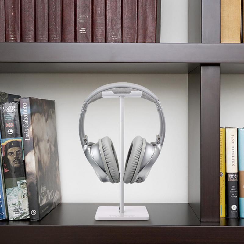 Headsethållare universal hörlurshängare i aluminium hörlursstativ stödstång för spelheadset skrivbordsskärm