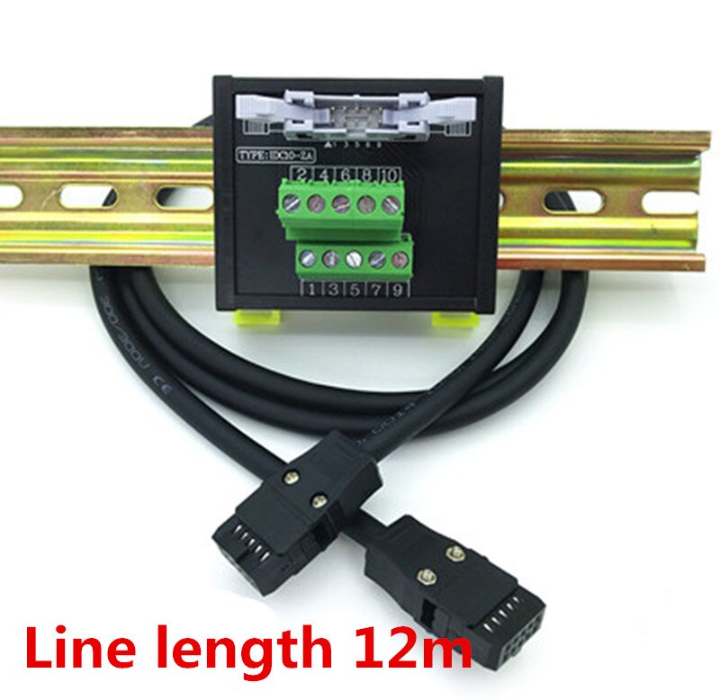 IDC10-ZA relay terminal PLC transfer terminal wiring board transfer board horns relay terminal station acquisition card: Plug and socket