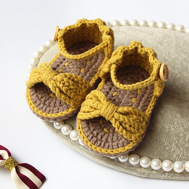 QYFLYXUE ręcznie robiony maluch kokardka księżniczka buty