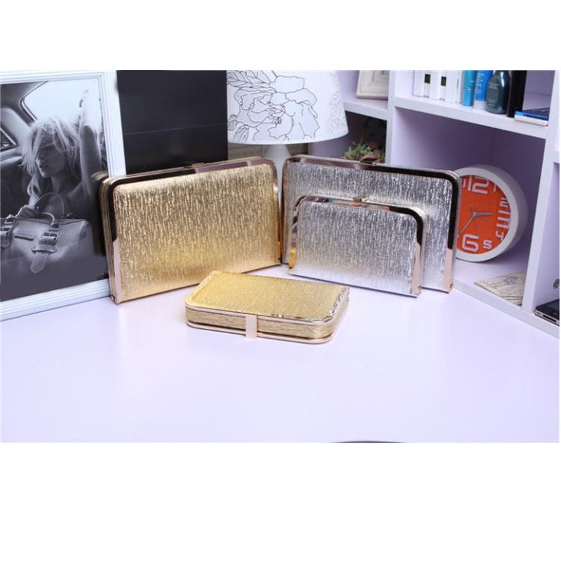 Frauen Abend Party Taschen Gold Silber- Schulter überqueren Karosserie Tasche Damen Tag Kupplung Abendessen Geldbeutel Mädchen Hochzeit Braut Tasche