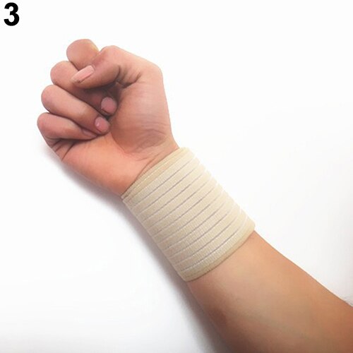 Elastisk bandasje elastisk håndledd ankel albue knestøtte treningsstudio sport bandasje beskyttelse støtte kne håndledd albue ankel støtteputer: Grå