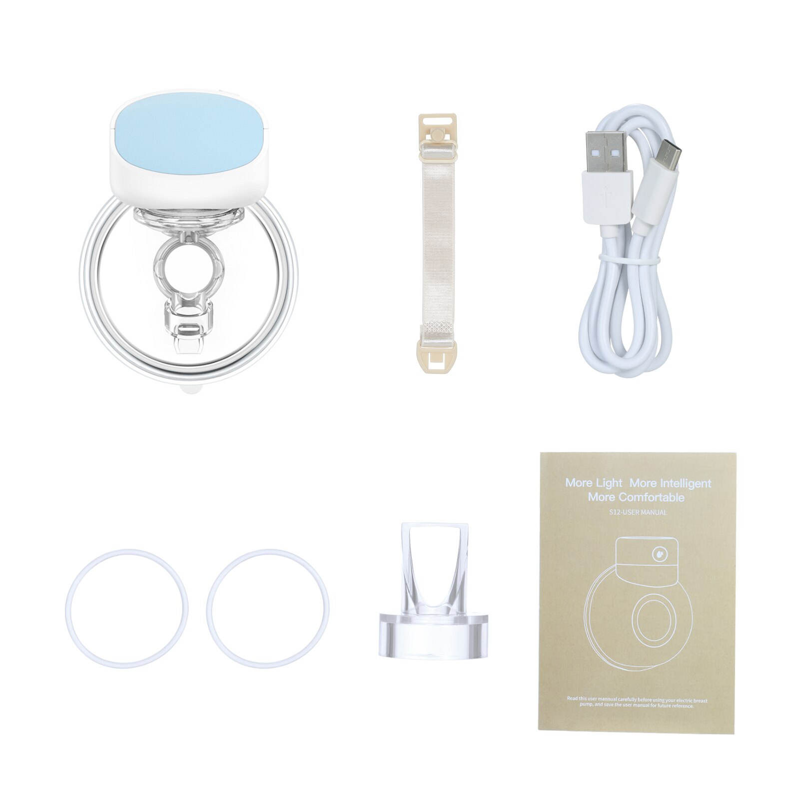 Elektrische Borstkolf Wearable Baby Accessoires Stille Onzichtbare Handen Gratis Borst Pompen 2 Modus 5 Niveau Verstelbare