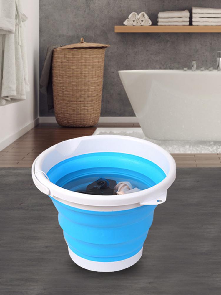 Mini lave-linge pliable tournant les Turbines à ultrasons laveuse USB chargeant 3-en-1 Mini Machine à laver Turbo Portable