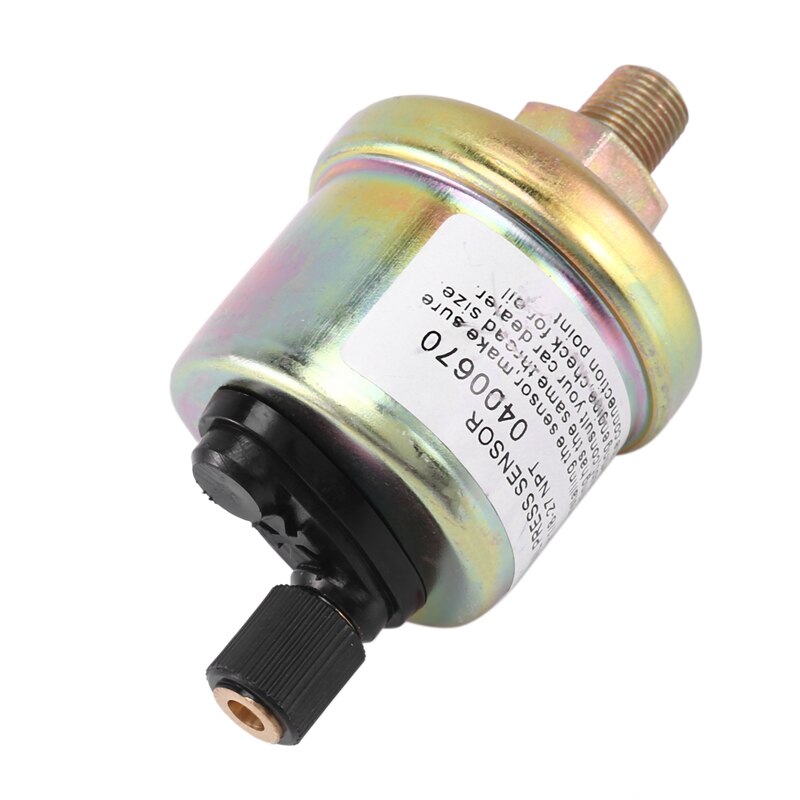 Manómetro Digital de presión de aceite para coche, medidor de cara negra, 2 pulgadas, 52mm, 0-10 Bar, luz roja, pantalla LED