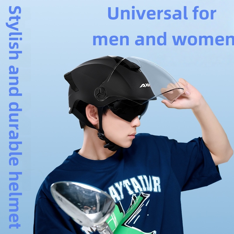 Casco da moto robusto casco leggero e traspirante casco da bicicletta universale certificato per uomo e donna casco da moto