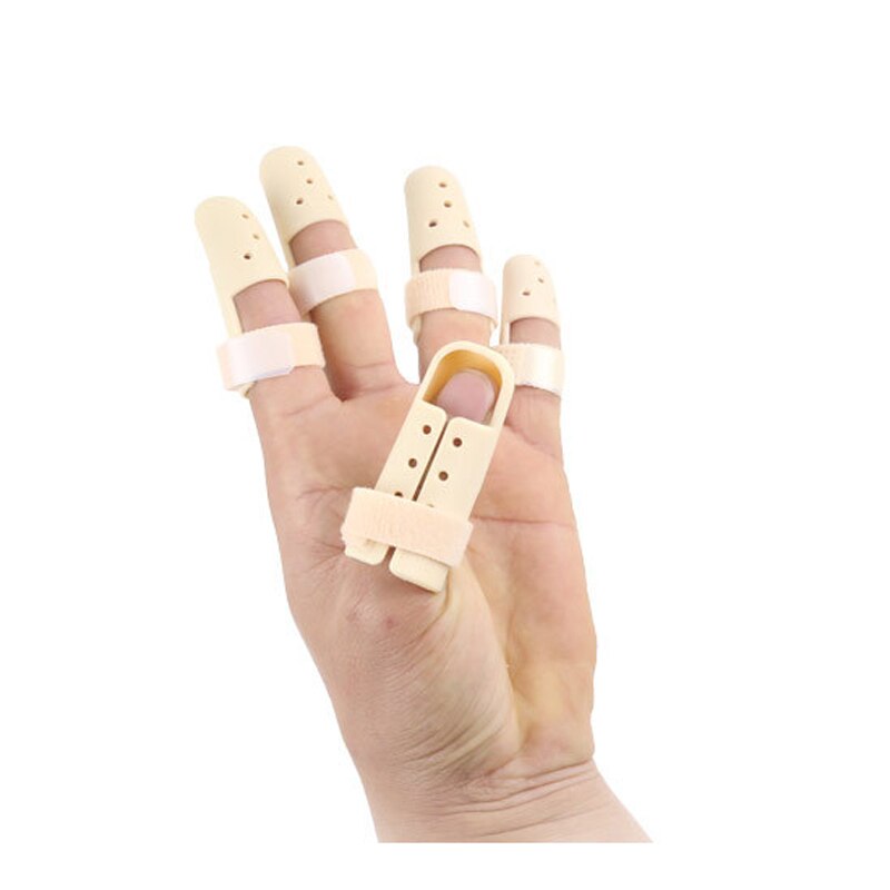 1/2/5Pcs Convenient Adjustable Finger Joint Support Orthosis Finger Fixed Splint Orthodontic Device Protector Finger Care Tool