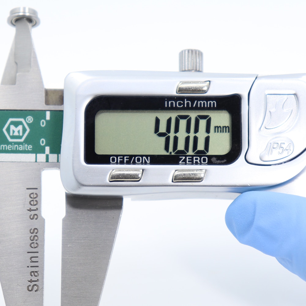 MF74ZZ Flange Bearing 4x7x2.5 mm ABEC-1 ( 10 PCS ) Miniature Flanged MF74 Z ZZ Ball Bearings