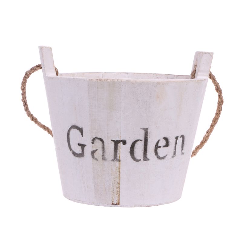 Balcony Round Flower Pot Basket Iron Railing Fence Hanging Potted Plant Rack Planter Stand Holder Garden Decoration