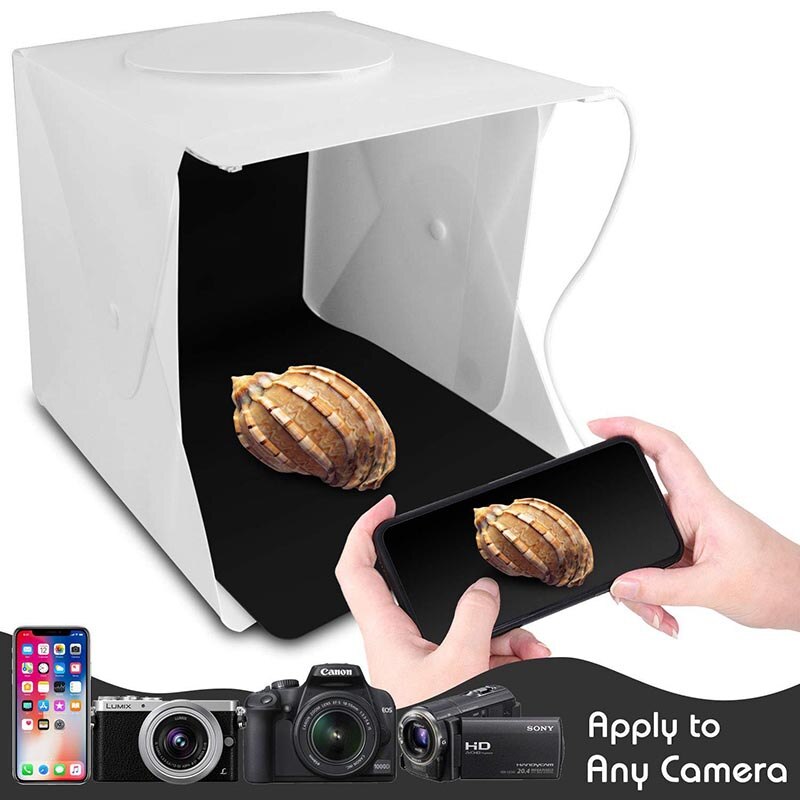 Portable Photo Studio Adjustable Brightness Jewelry kleinartikel Photography Box Shooting Tent Mini Folding Table Lightbox