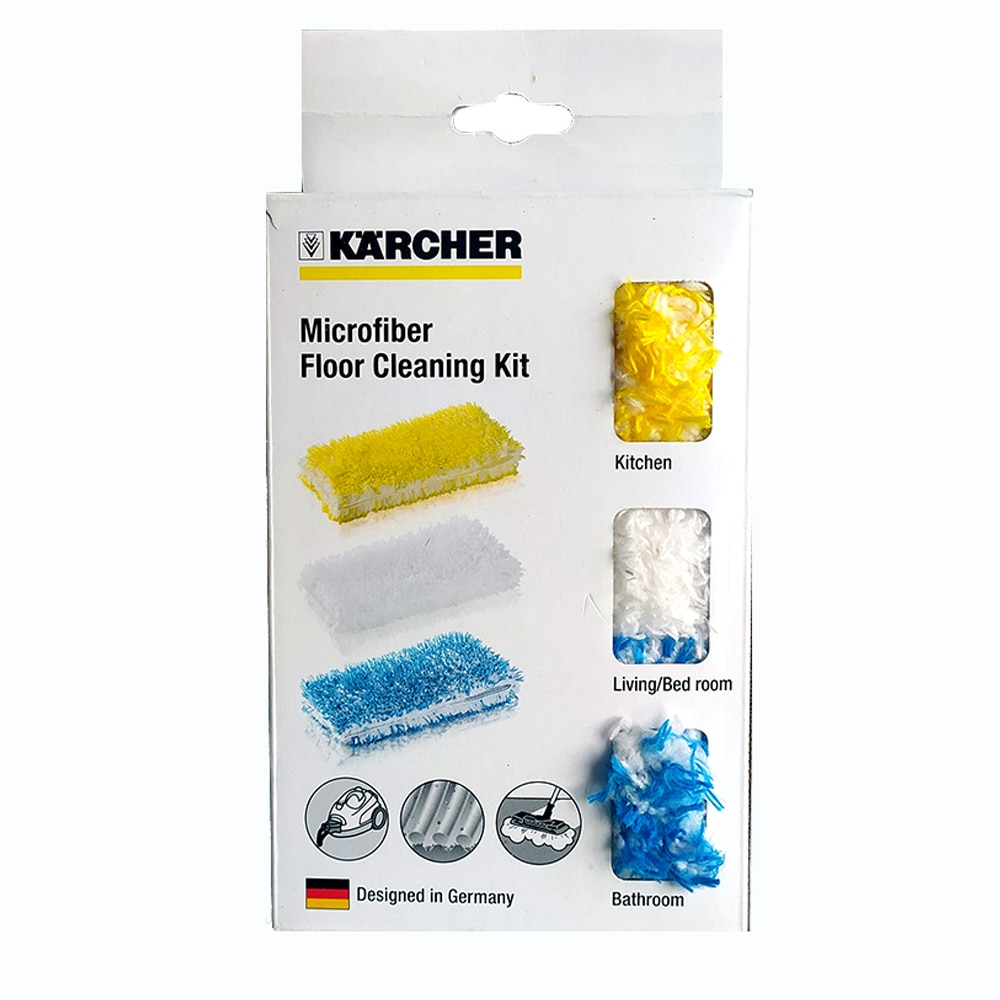 3 Stks/partij Vervanging Mopsfor Karcher Stoomreiniger Onderdelen Super Lange Vezel Vloer Doek Sc Serie SC1/SC2/SC3